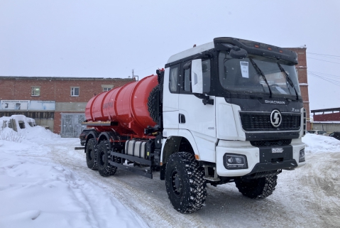 Машина вакуумная МВ-15 на шасси SHACMAN X3000 (SX32586V385) 6x6
